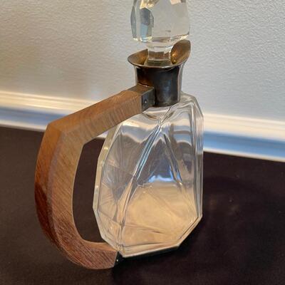 #12 Art Deco Glass Decanter with Stopper