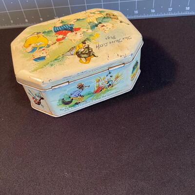 #17 3 Little Pigs Tin - Authentic!