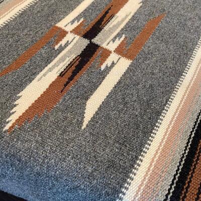 #19 Vintage South Western Throw, Wool 