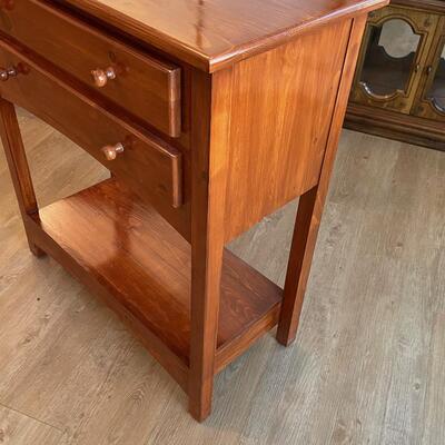 #20 Entry Table or Credenza Pine 