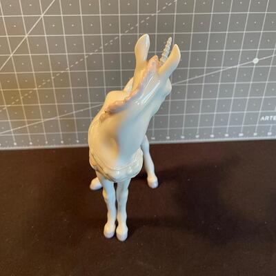#27 Lladro Unicorn with Bird on his Tail
