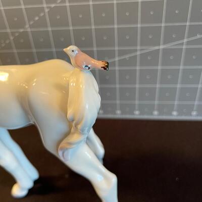 #27 Lladro Unicorn with Bird on his Tail