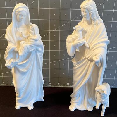 #41 (2) Lenox Madonna and Good Shepard 