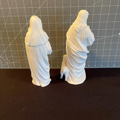 #41 (2) Lenox Madonna and Good Shepard 