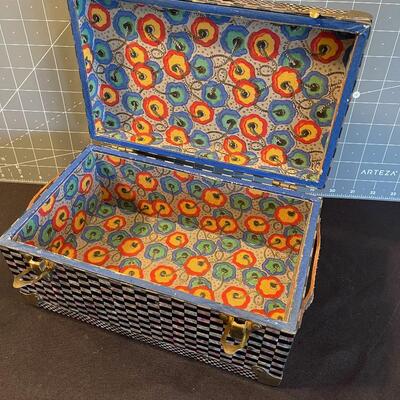 #48 Faux Inlay Boho Chest 