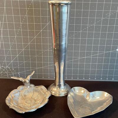 #53 (3) Cute Pewter Items 