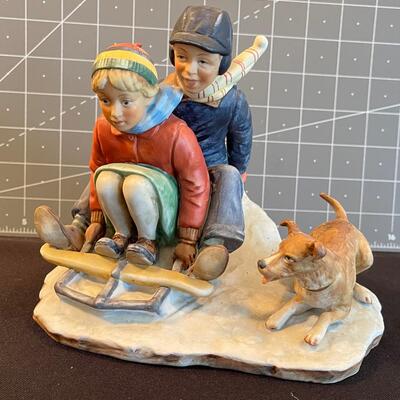 #62 Gorham Norman Rockwell Sculpture 