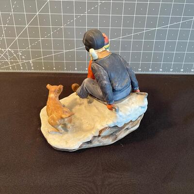 #62 Gorham Norman Rockwell Sculpture 