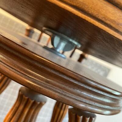 #63 Claw Foot Walnut Piano Chair