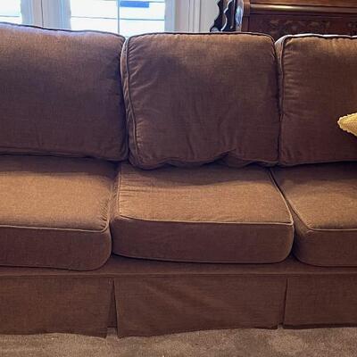 #66 Brown Sofa, Fully Upholster 