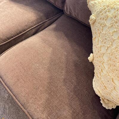 #66 Brown Sofa, Fully Upholster 