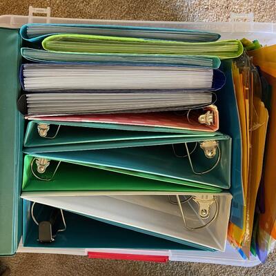 #69 Divider, Binders, Folders