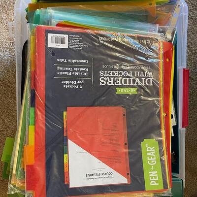 #69 Divider, Binders, Folders