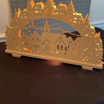 #76 Lighted German Christmas Scene