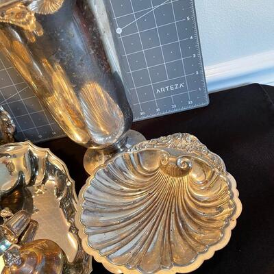 #90 Various Silver Plated Items for Fancy Dining.