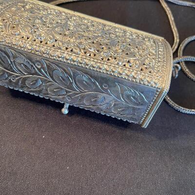 #91 Marked 92.5 Silver Purse - BEAUTIFUL 