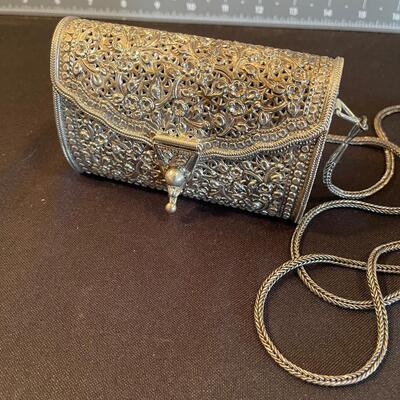 #91 Marked 92.5 Silver Purse - BEAUTIFUL 