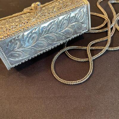 #91 Marked 92.5 Silver Purse - BEAUTIFUL 