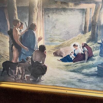 #92 The Arrival of the Shepard's Framed Print 