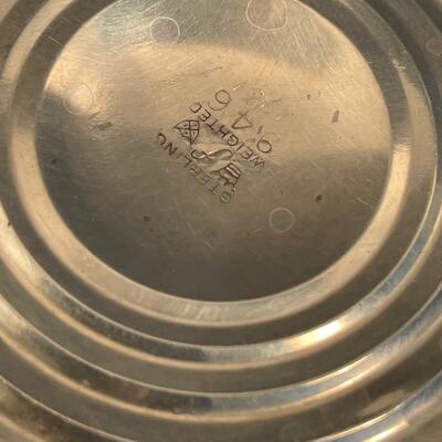#93 Weighted Sterling Silver Dish  
