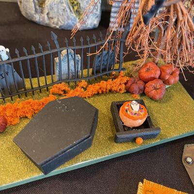 #99 Collection of Doll House Miniatures - Halloween Theme