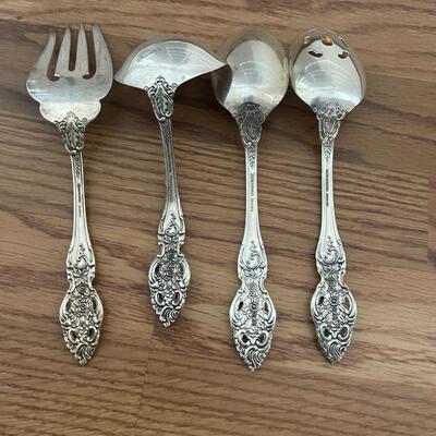 #101 Reed & Barton Sterling Silver 4-"Vienna" Serving Pieces