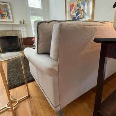 Like new Rowe furniture grey sectional sofa