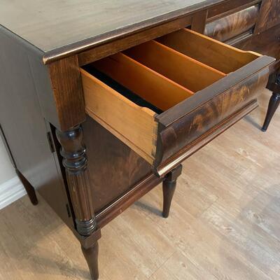 #106 Flame Mahogany Buffet, Hepplewhite Style, Original Finish