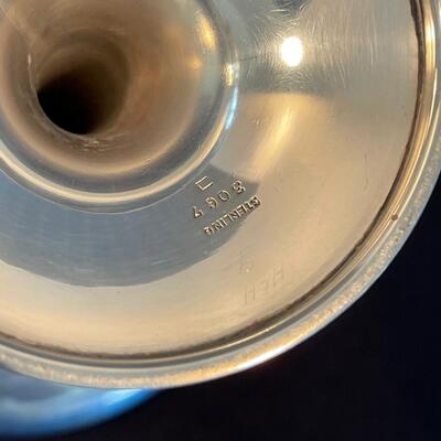 #126 Solid Sterling Footed Dish 