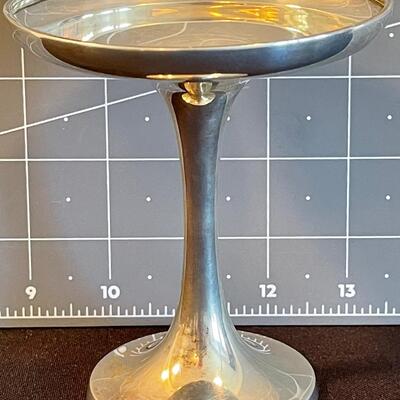 #126 Solid Sterling Footed Dish 