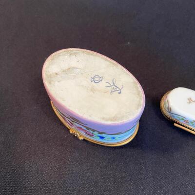 #128 (2) Limoges Boxes 