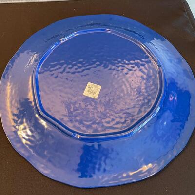 #137 Plastic Butterfly Serving Platter 18" 