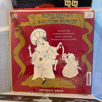 #147 Tub of Records: Children's, Classical, Rock 45's etc.