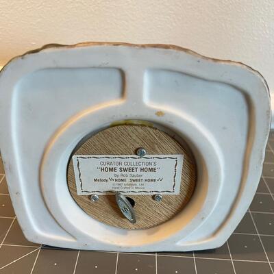 #151 Home Sweet Home Ceramic Music Box House