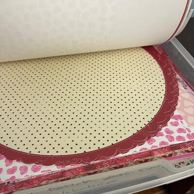 #154 B Case of Scrapbooking Paper - Valentines 