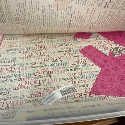 #154 B Case of Scrapbooking Paper - Valentines 