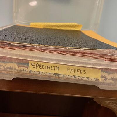 #155BCase of Scrapbooking Paper - Specialty Metallic / Glitter 