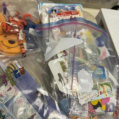 #156B Case of Scrapbooking Disney related,  Stickers, pins 