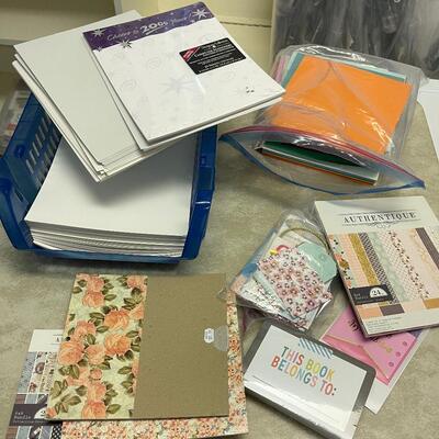 #159 B Case of Scrapbooking Paper  Smaller and Card Stock