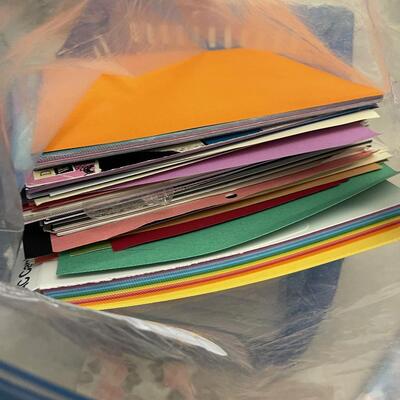 #159 B Case of Scrapbooking Paper  Smaller and Card Stock