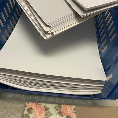 #159 B Case of Scrapbooking Paper  Smaller and Card Stock