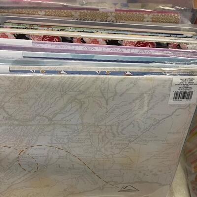 #161B Large Tub of Scrapbooks Plus Misc., Paper. 