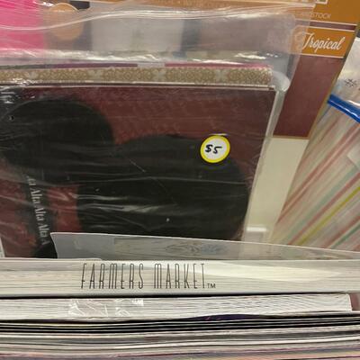 #161B Large Tub of Scrapbooks Plus Misc., Paper. 