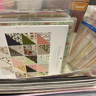 #161B Large Tub of Scrapbooks Plus Misc., Paper. 