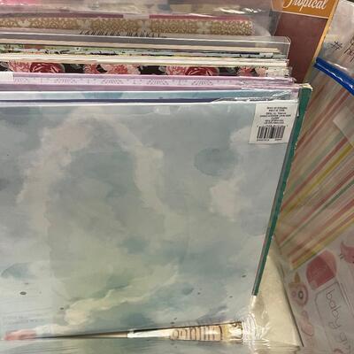 #161B Large Tub of Scrapbooks Plus Misc., Paper. 