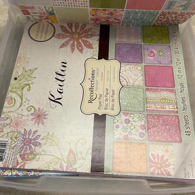 #162B Case of Scrap Book paper Misc. designs