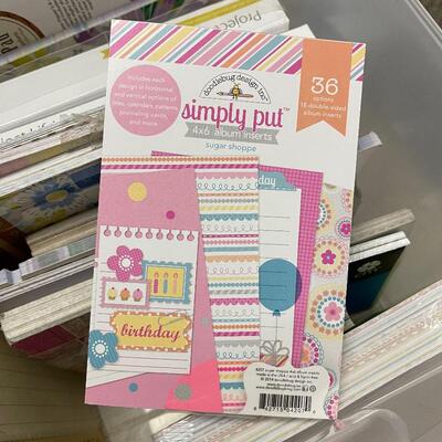 #165B (3) BOXES OF Card Stock Small Scrapbook Paper