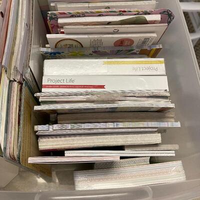 #165B (3) BOXES OF Card Stock Small Scrapbook Paper
