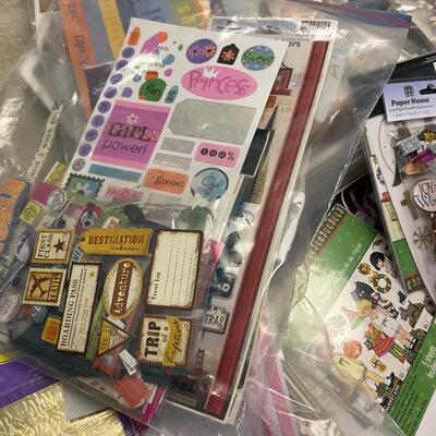 #166B Big Supply of Crafting Stickers 