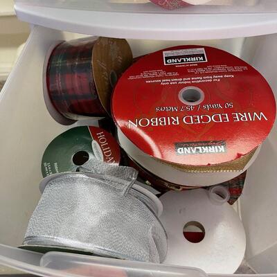 #167B (3) /draw Bin full of Ribbon 